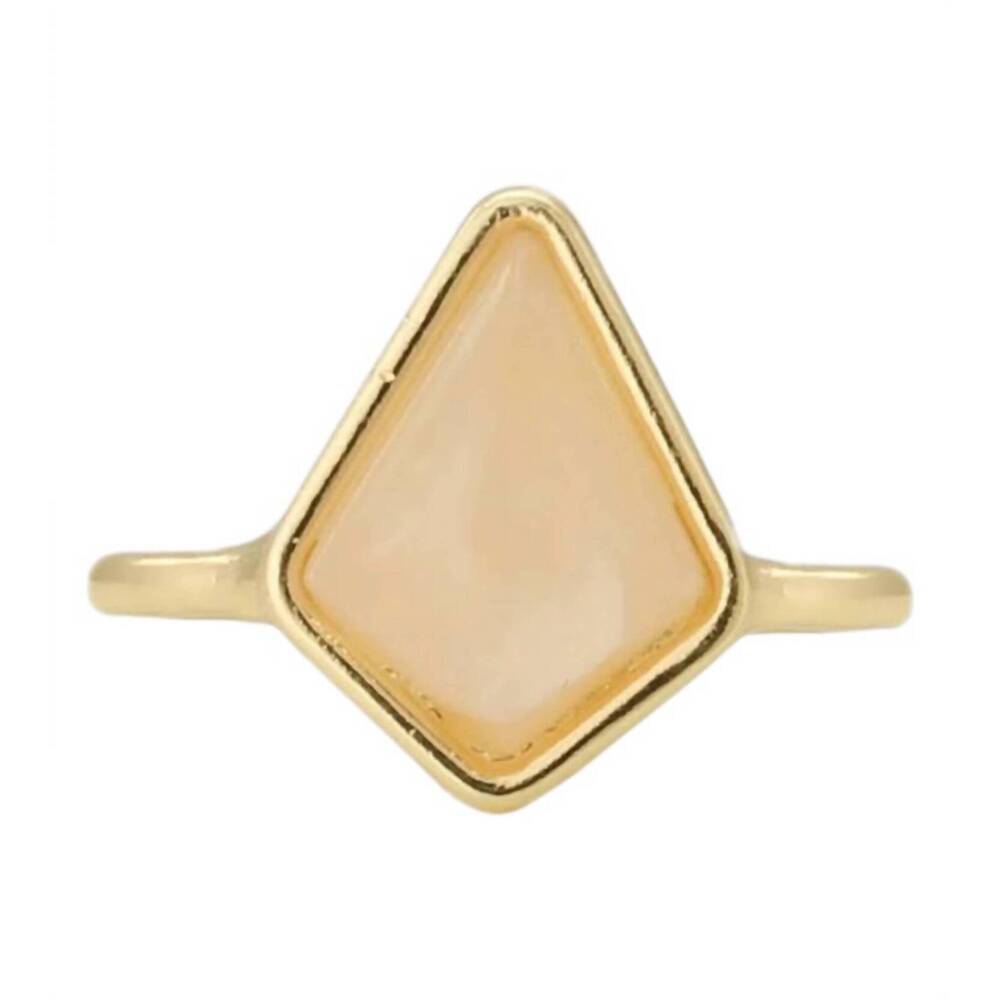 NEW ZAD women's prism ring in rose quartz